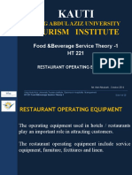 Restaurant Operating Equipment