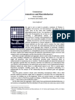 Commentary Maffezioli Micro Motives and Macro Behavior Issue 10