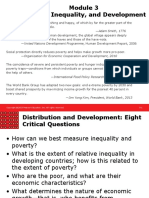 Module 3 - Poverty, Inequality, and Development New