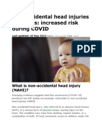 Non-Accidental Head Injuries in Infants: Increased Risk During COVID