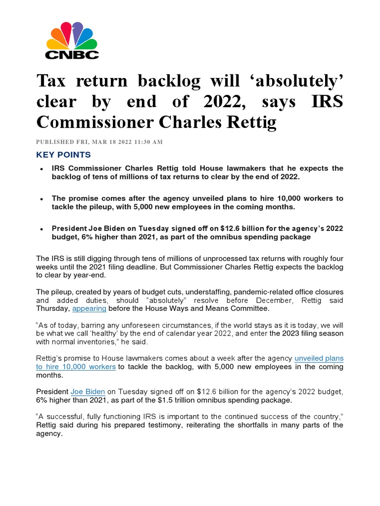 Tax Return Backlog Will PDF