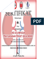 Sertifikat Simposium