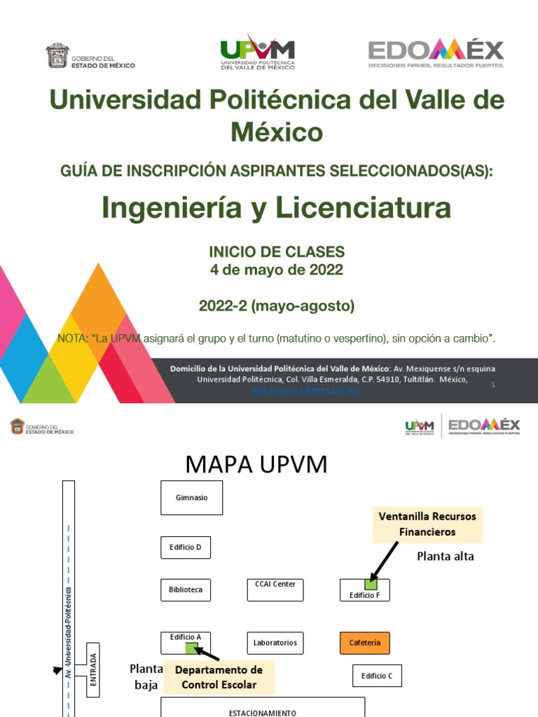 UPVM PDF INSCR2022-2Licenciaturas | PDF | Ingeniería