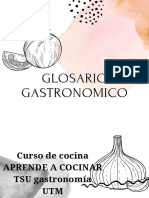 Glosario Gastronomico