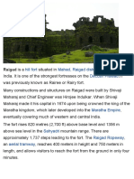 Raigad Fort - Shivaji Maharaj's Former Capital