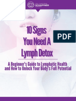 10 SIgns You Need A Lymph Detox