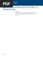 Dell Emc Powerprotect DD Virtual Edition On Microsoft Azure: Technical White Paper