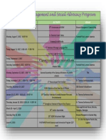 Community Engagement and Social Advocacy Program: Date & Time Activity Venue