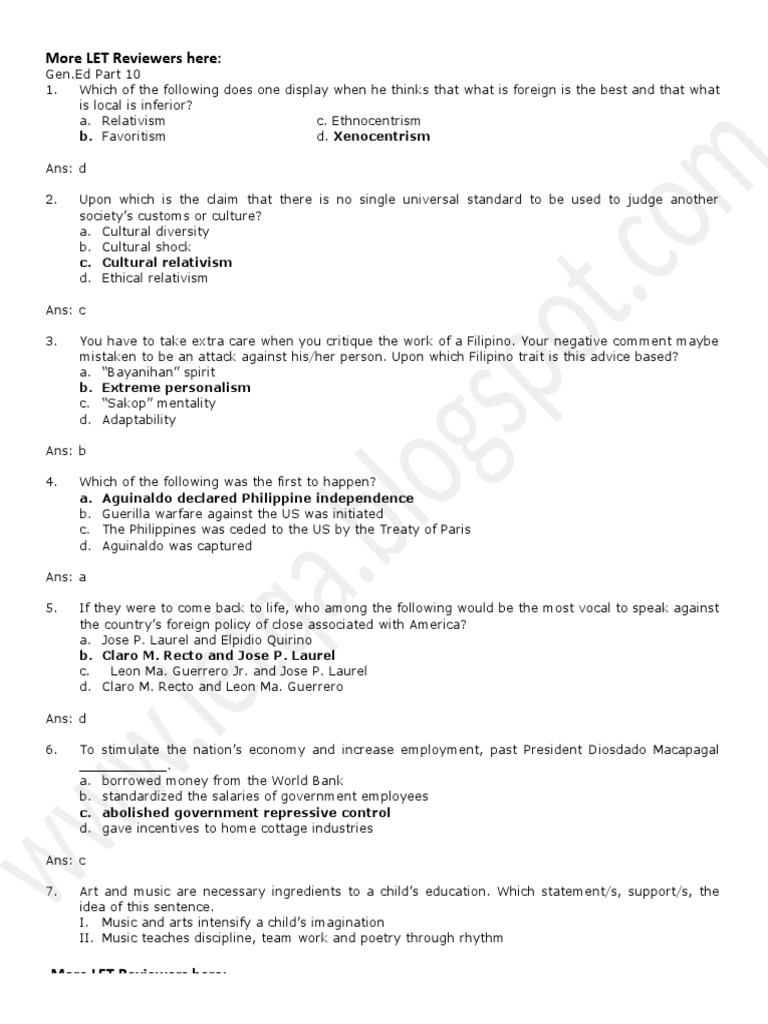 Gen ed part 10 reviewers pdf word processor computer program