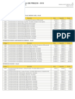 Tabela de preços Secullum 2018