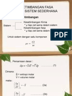 KESETIMBANGAN FASA DALAM SISTEM SEDERHANA