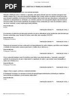 AVALIAÇÃO PROFOP FABRAS - DIDATICA E TRABALHO DOCENTE
