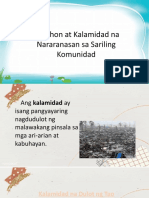 Lesson 5 (Panahon at Kalamidad Na Nararanasan Sa Sariling Komunidad)