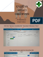 Meja 2 Observasi