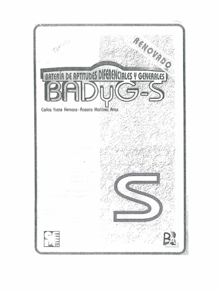 BADY-GS Renovado | PDF
