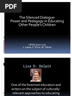 Download Lisa Delpit Educator the Silenced Dialogue by Mary M Tahan SN58771752 doc pdf