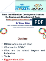 From The Millennium Development Goals To The Sustainable Development Goals (