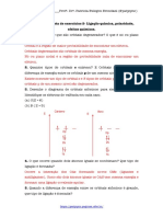 Ligação química exercícios resolvidos