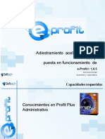 Adiestramiento Acelerado en El Uso y Puesta en Funcionamiento de E-Profit 1.0.5