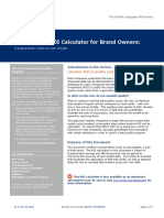 Data Quality ROI Calculator For Brand Owners:: Transportation Costs & Case Weight