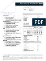 Grupo Electrógeno Diésel Industrial - 50 HZ: Especificaciones Generales KOHLER Calidad Superior