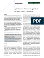 Interaction of Microplastics and Soil Animals in Agricultural Ecosystems