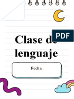 Clase Lenguaje 1° Básico