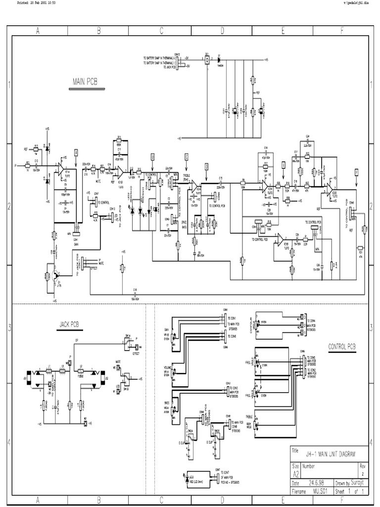 Marshall Jackhammer - Schematic | PDF