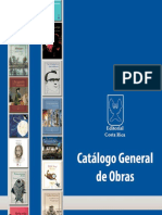 Catálogo de Obras de Editorial Costa Rica, 2018