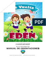 II AVENTURI MSOP 2018 DE VUELTA AL EDEN - Pr. Gerson Vega