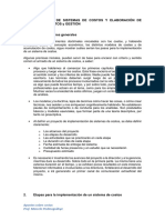 IMPLEMENTACIÓN DE SISTEMAS DE COSTOS Y ELABORACIÓN DE INFORMES DE COSTOS y GESTIÓN