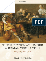 Maria Plaza - The Function of Humour in Roman Verse Satire_ Laughing and Lying (2006, Oxford University Press, USA)