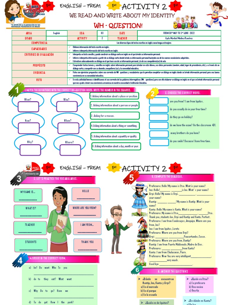 Diálogos cortos en inglés para niños | PDF | Idiomas del Reino Unido