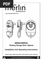 Download MR850-650 Installation Manual by Peter Hanna SN58773900 doc pdf