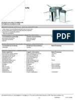 Ficha Tecnica de Producto Product Data Sheet: Descripción Del Artículo - Article Description