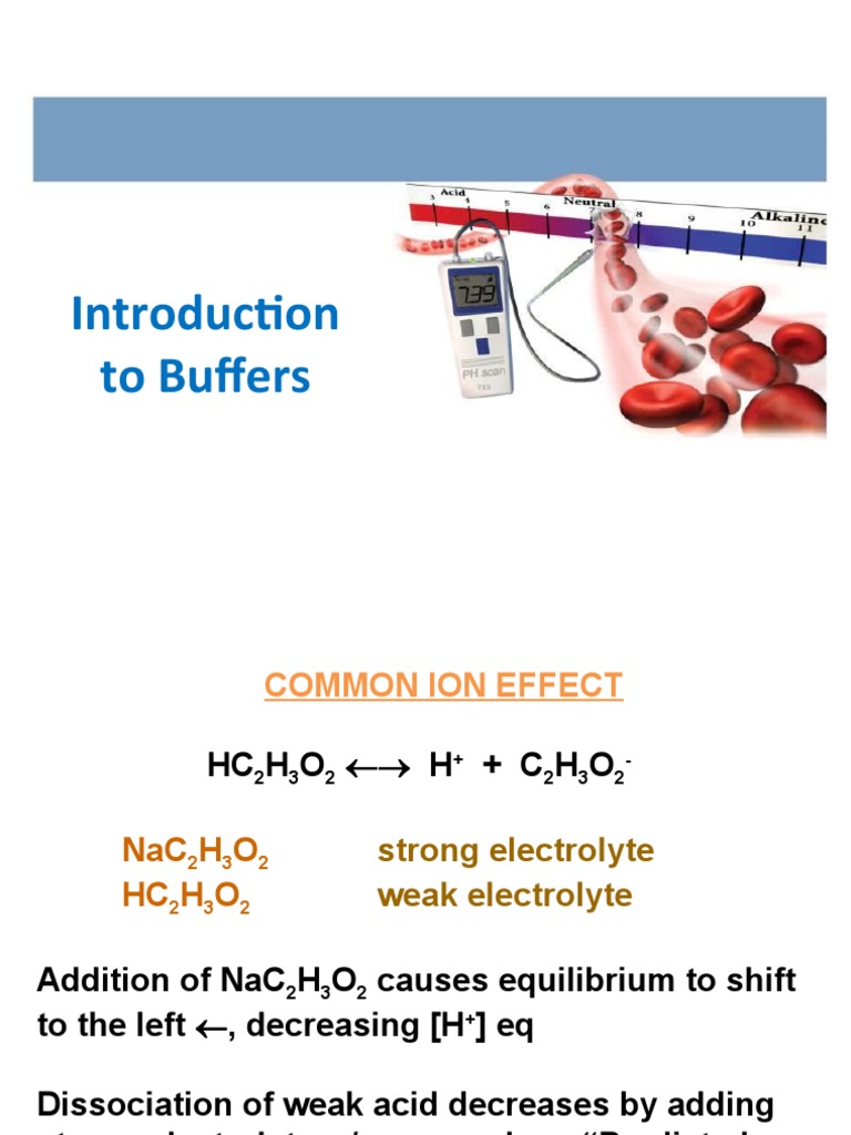 To Buffers PDF Buffer Solution Chemistry