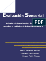 Evaluación sensorial aplicada a la industria alimentaria