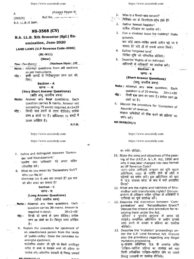 ballb-10-sem-land-laws-up-revenue-code-2006-ns-3568-cv-jun-2020-pdf