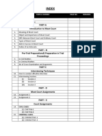 Index: Part-A Introduction To Moot Court