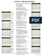 staff calendar 2022