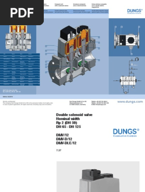 Dungs Double Solenoid Valve Overview | PDF | Valve | Alternating Current