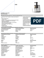 Ficha Tecnica de Producto Product Data Sheet: Descripción Del Artículo - Article Description