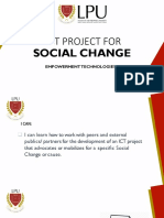 Developing ICT Project For Social Change