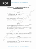 Digital System Design Jan 2018 (2015 Scheme)