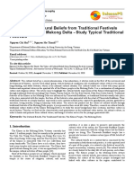 The Values of Cultural Beliefs From Traditional Festivals Among The Khmer Mekong Delta - Study Typical Traditional Festivals