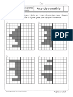 Symetrie Axiale 6 Quadrillage