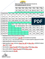 Exam Schedule June 2022