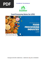 Food Processing Notes For UPSC CSE