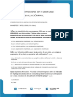 Diplomado en Contrataciones Del EstadoPARCIAL #2