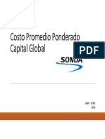 Costo Promedio Ponderado Capital Global